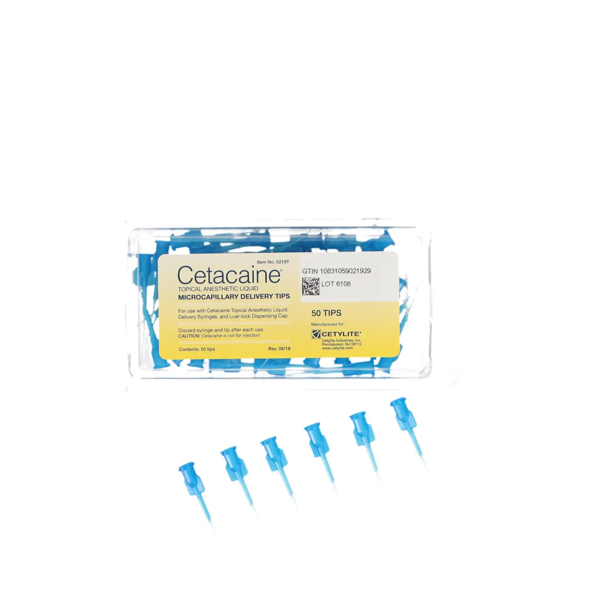 Cetacaine Microcapillary Delivery Tips, 50/Pkg, 0219T thumbnail 3