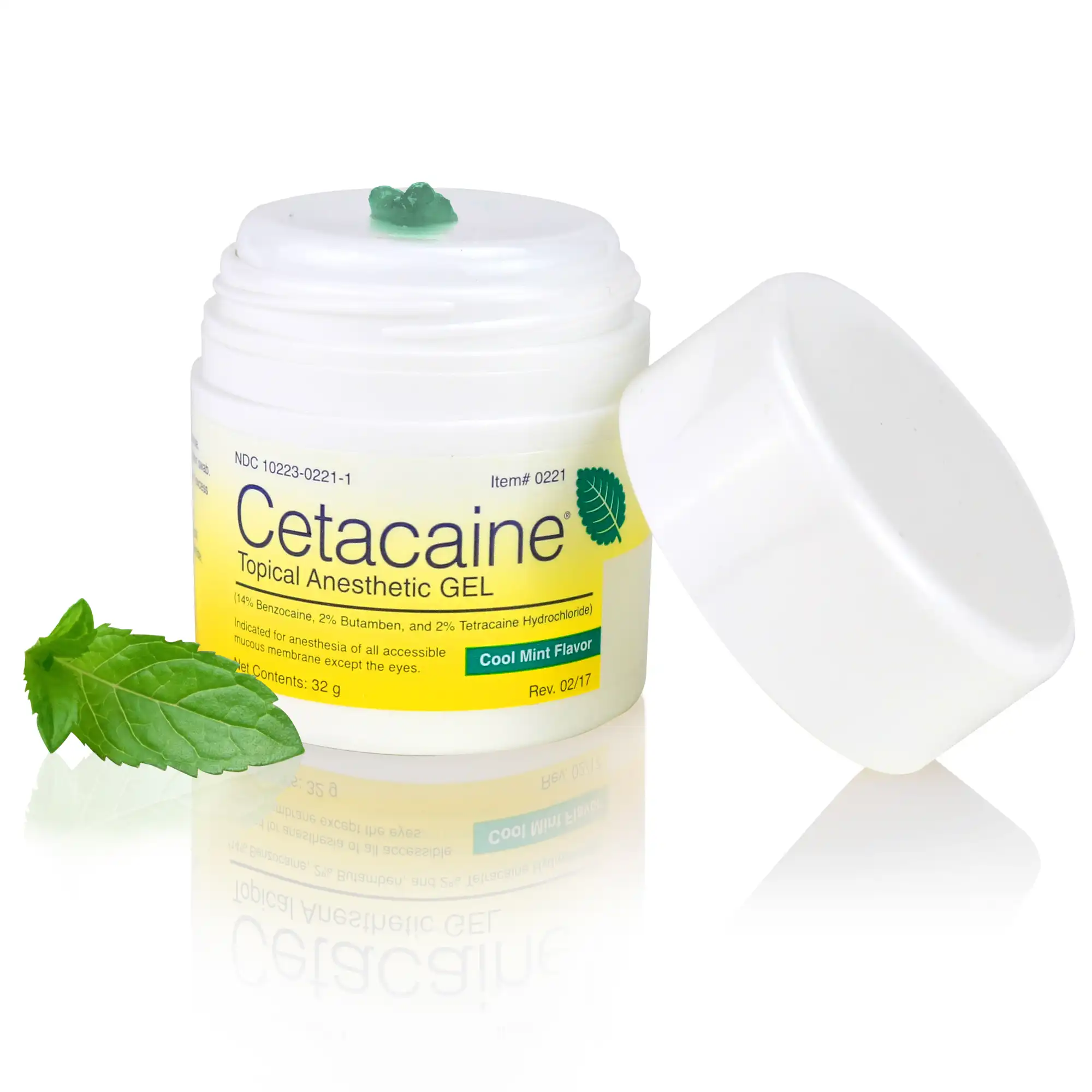 Cetacaine Topical Anesthetic Gel, Cool Mint, 32 g Pump-Top Jar, 0221 thumbnail 8
