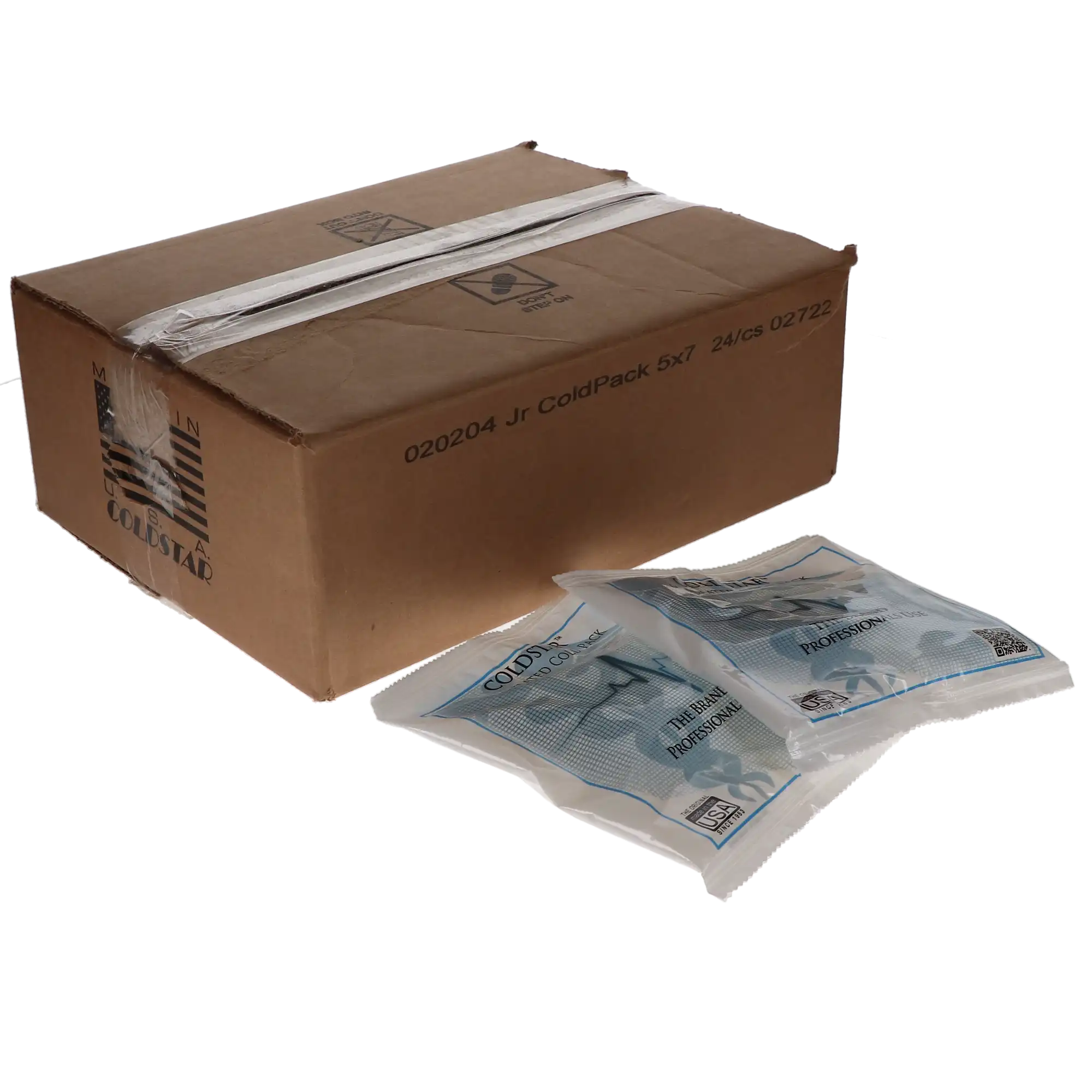 Coldstar Reusable Instant Cold Pack, Junior, 5" x 7", 24/Pack, 20204 thumbnail 2