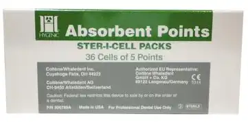 Hygenic Ster-I-Cell Absorbent Paper Points, Medium, Conventional Taper, Sterile, 180/Box, H03204 thumbnail 9