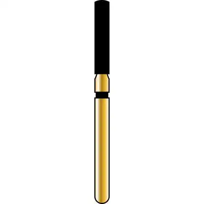 Alpen Multi-Use Diamond Bur, FG, Cylinder #KS3, 1.6 mm, Super Coarse, Black, 5/Pk, RKS3SC016FG - Alpen® Multi-Use Diamonds FG # KS3 Cylinder 1.6mm Super Coarse Black Pkg/5 - Image 1