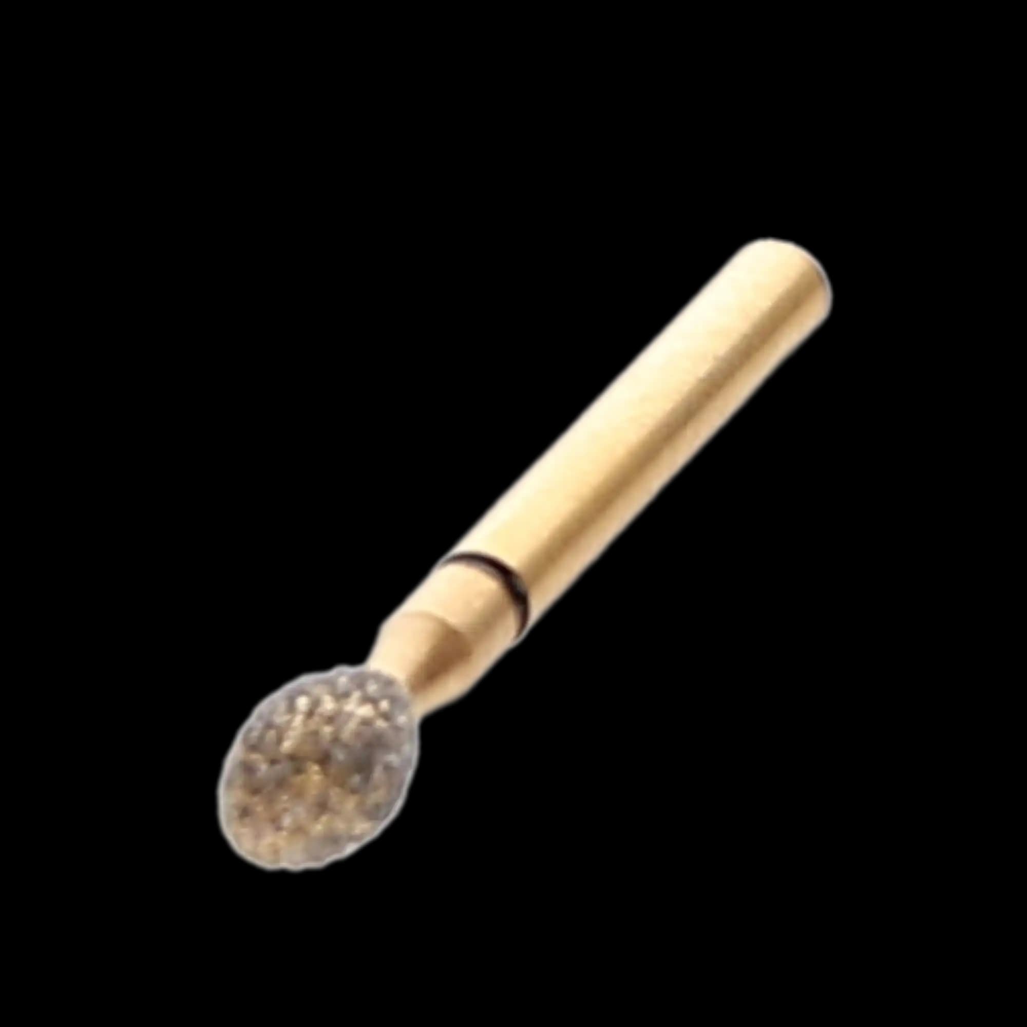 Alpen® Multi-Use Diamond Bur FG #KS4, Football Shape, 2.4mm Diameter, 4.2mm Length, Super Coarse Grit, Black Ring, 5/Pkg, GKS4-314-024-04.2-C - Alpen® Multi-Use Diamonds FG # KS4 Egg 2.4mm Coarse Green Pkg/5 - Image 1