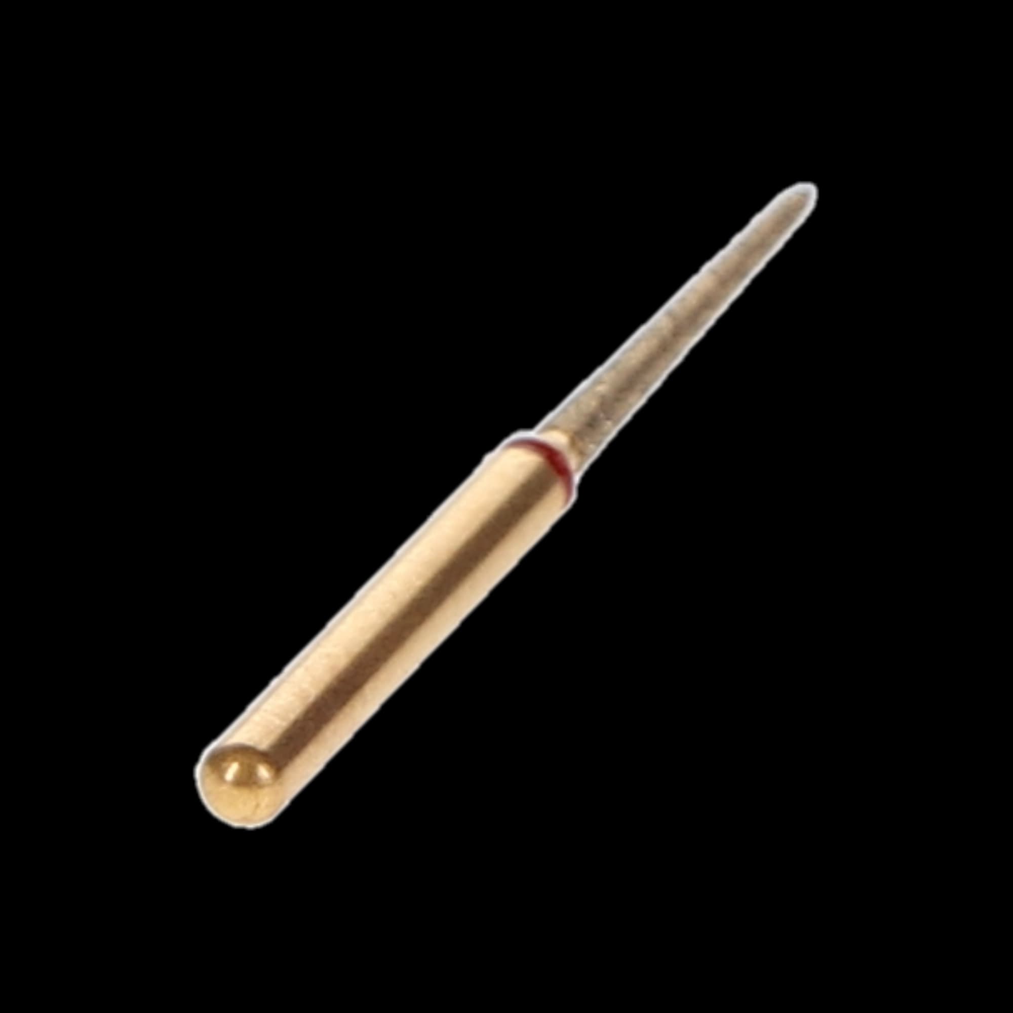 Alpen Multilayer Diamond Bur, FG, Flame #859, 1.0 mm, Fine Grit, Red, 5/Pk, R859F010FG thumbnail 4
