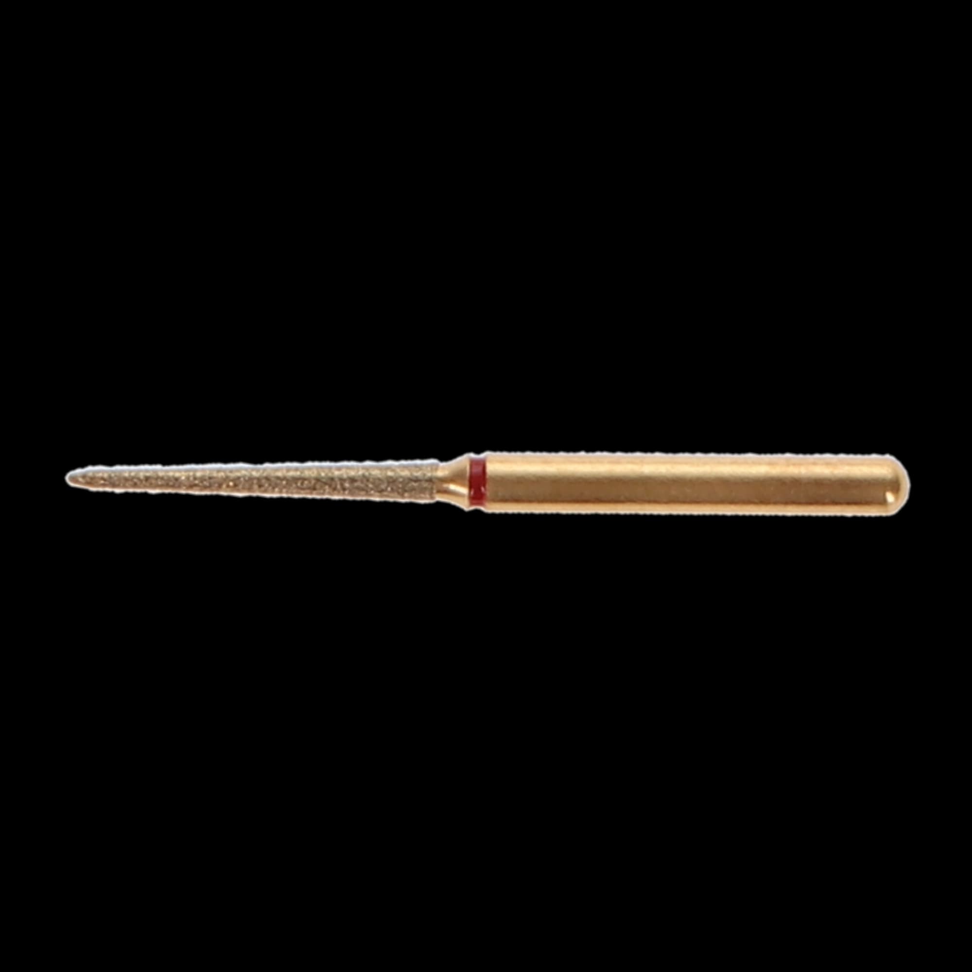 Alpen Multilayer Diamond Bur, FG, Flame #859, 1.0 mm, Fine Grit, Red, 5/Pk, R859F010FG thumbnail 2