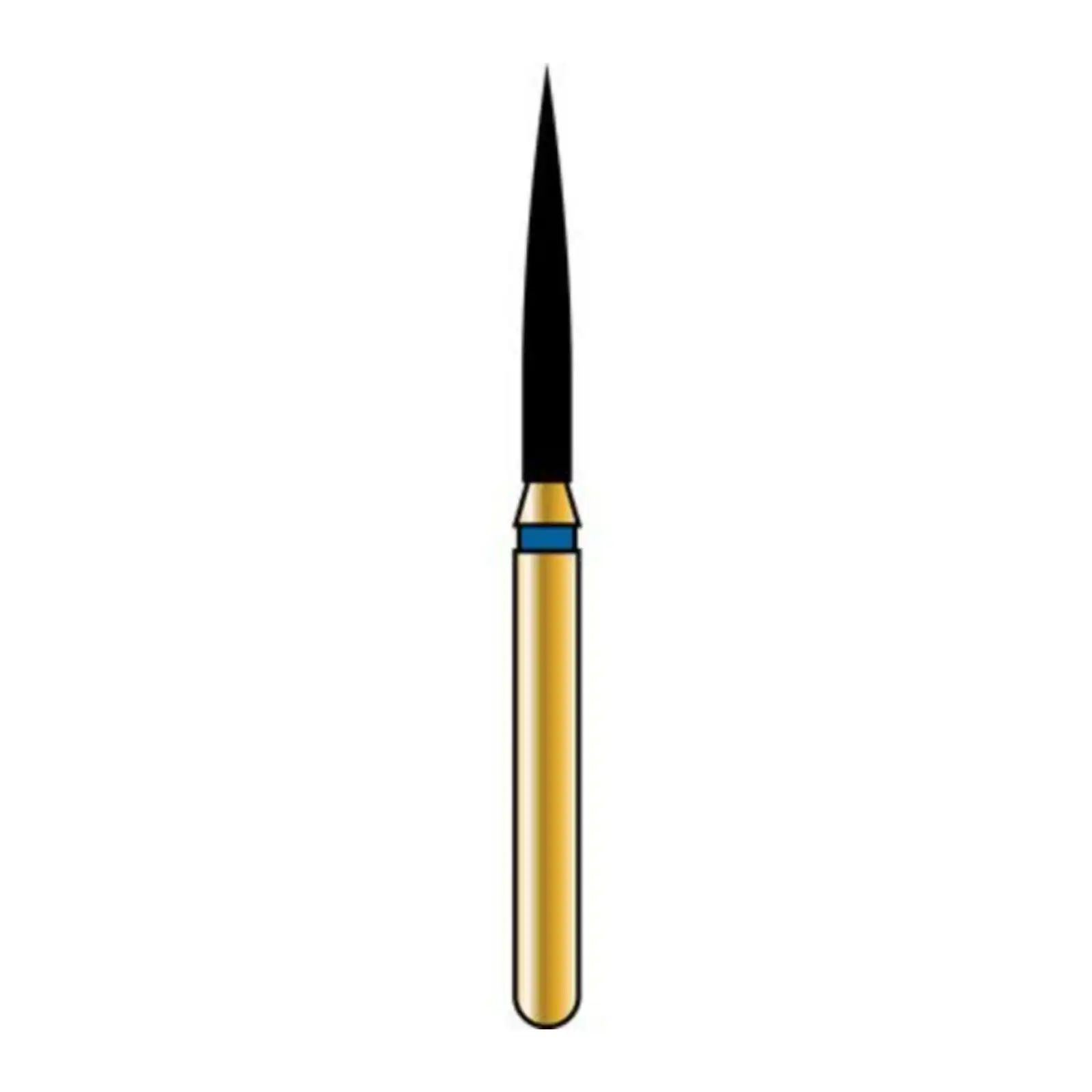 Alpen® Multi-Use Diamond Bur, FG #863 Flame, 1.2mm, Fine Grit, Red, 5/Pk thumbnail 2