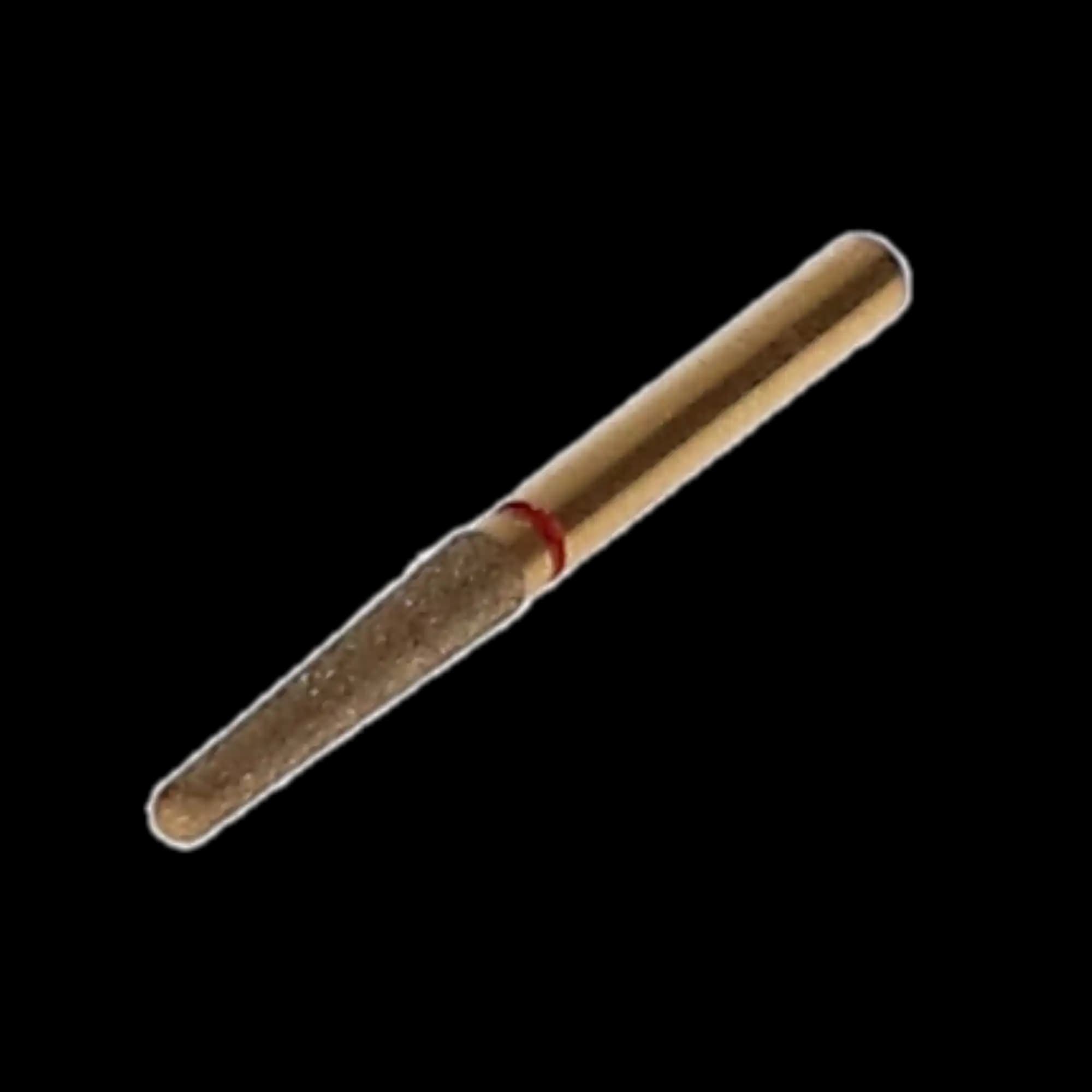 Alpen Multilayer Diamond Bur, FG, Tapered Round End, #850, 1.6 mm, Fine Grit, Red, 5/Pk, R850F016FG thumbnail 2
