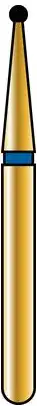 Alpen Multilayer Diamond Bur, FG, Round, #801, 0.9 mm, Medium, Blue, 5/Pk, 801-009M thumbnail 2