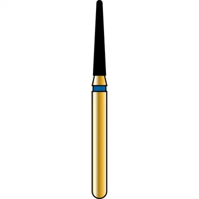 Alpen Multilayer Diamond Bur, FG, Round End Taper, #856-014, Medium, Blue, 1.4 mm Head, 5/Pk, 60032283 thumbnail 3