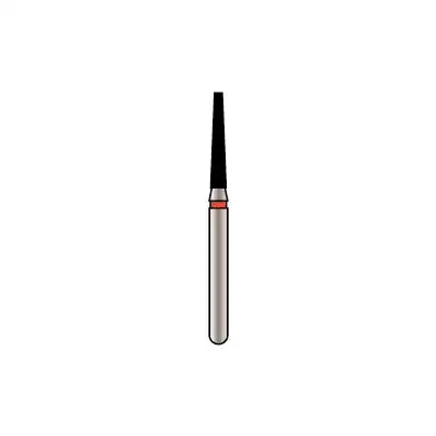 Alpen X1 Diamond Single-Use Bur, FG, #847-014SC, Tapered Flat End, Super Coarse, Black, 1.4 mm, 25/Pk, X847SC014 - Alpen X1, Diamond Single Use Burs, FG, # 847-014SC, Tapered Flat End, Super Coarse, Black, 25/Pk, X847SC014 - Image 1