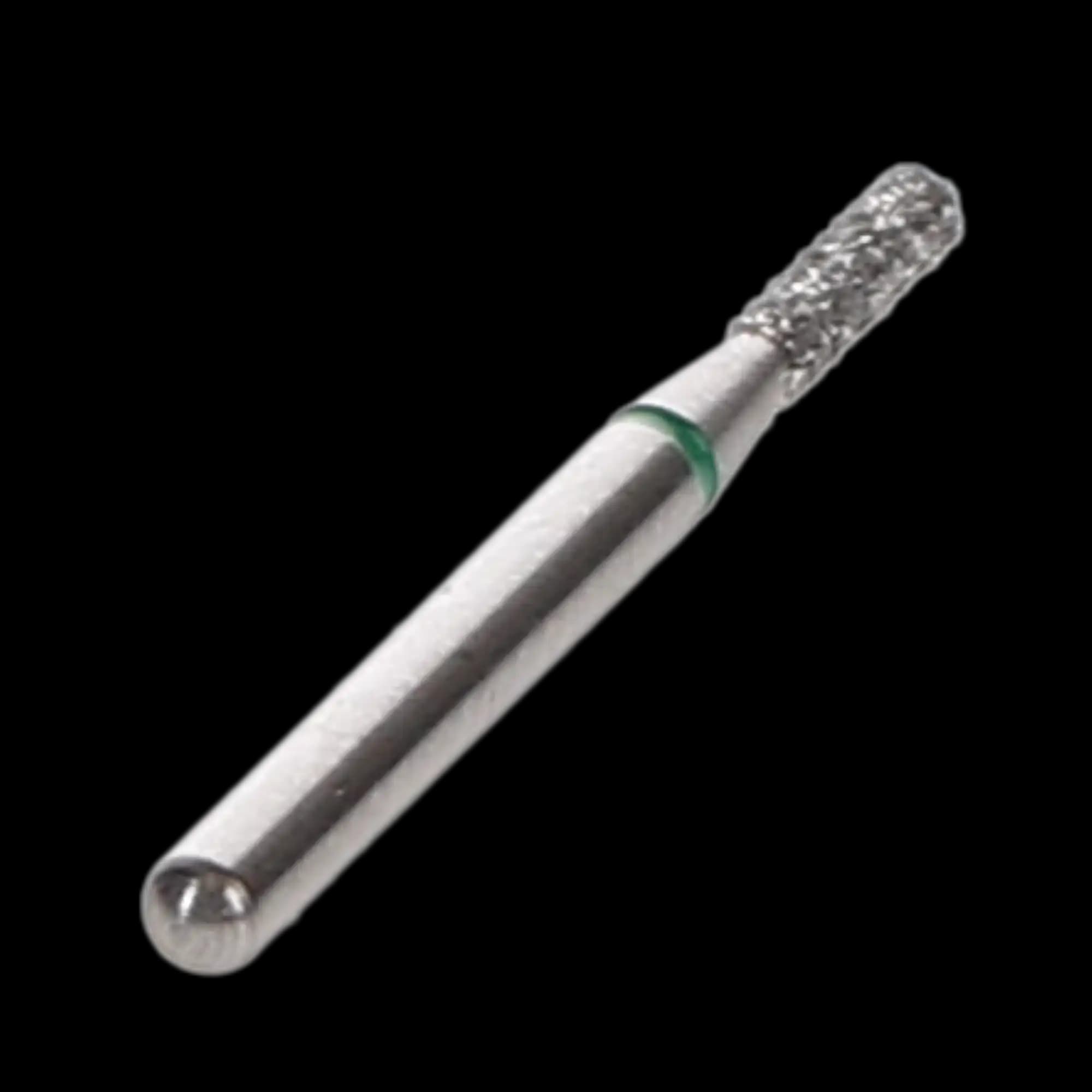 Alpen X1 Diamond Single Use Bur, FG, #835-012C, Cylinder Flat End, Coarse, Green, 1.2 mm, 25/Pk, X835C012 thumbnail 2