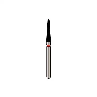 Alpen X1 Single-Use Diamond Bur, FG, #856L-018SC, Tapered Round End, Super Coarse, Black, 1.8 mm, 25/Pk, X856LSC018 thumbnail 2