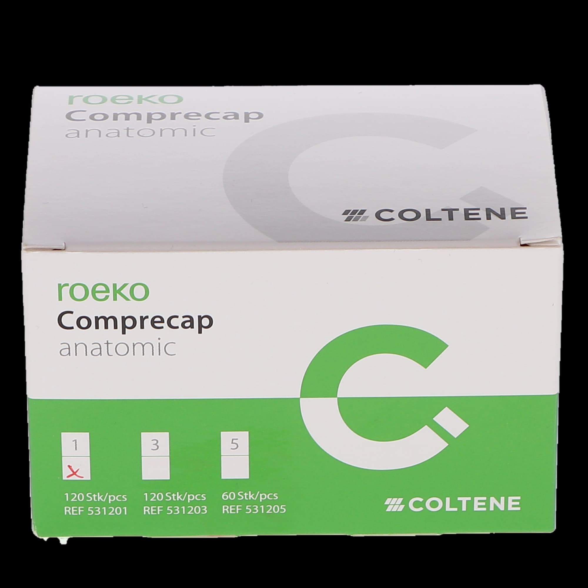 Roeko Comprecap Anatomic Compression Caps, Size 1, 7 mm, Small, 120/Pk, RE531201 thumbnail 5