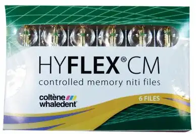 HyFlex CM NiTi Rotary Files, .04 Taper, 25mm, #35, Green, 6/Pk, H8250435 - HyFlex&trade; CM NiTi Rotary Files - Taper .04 - 25mm #35 - Image 1