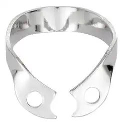 Hygenic HySolate Rubber Dam Clamp, #W00, Wingless, Gloss Finish, Upper & Lower Premolar/Anterior, H02769, 1/Pk thumbnail 2