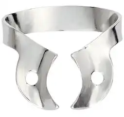 Hygenic HySolate Rubber Dam Clamp, #W8, Wingless, Gloss Finish, Upper Molar, 1/Pk, H02767 thumbnail 2
