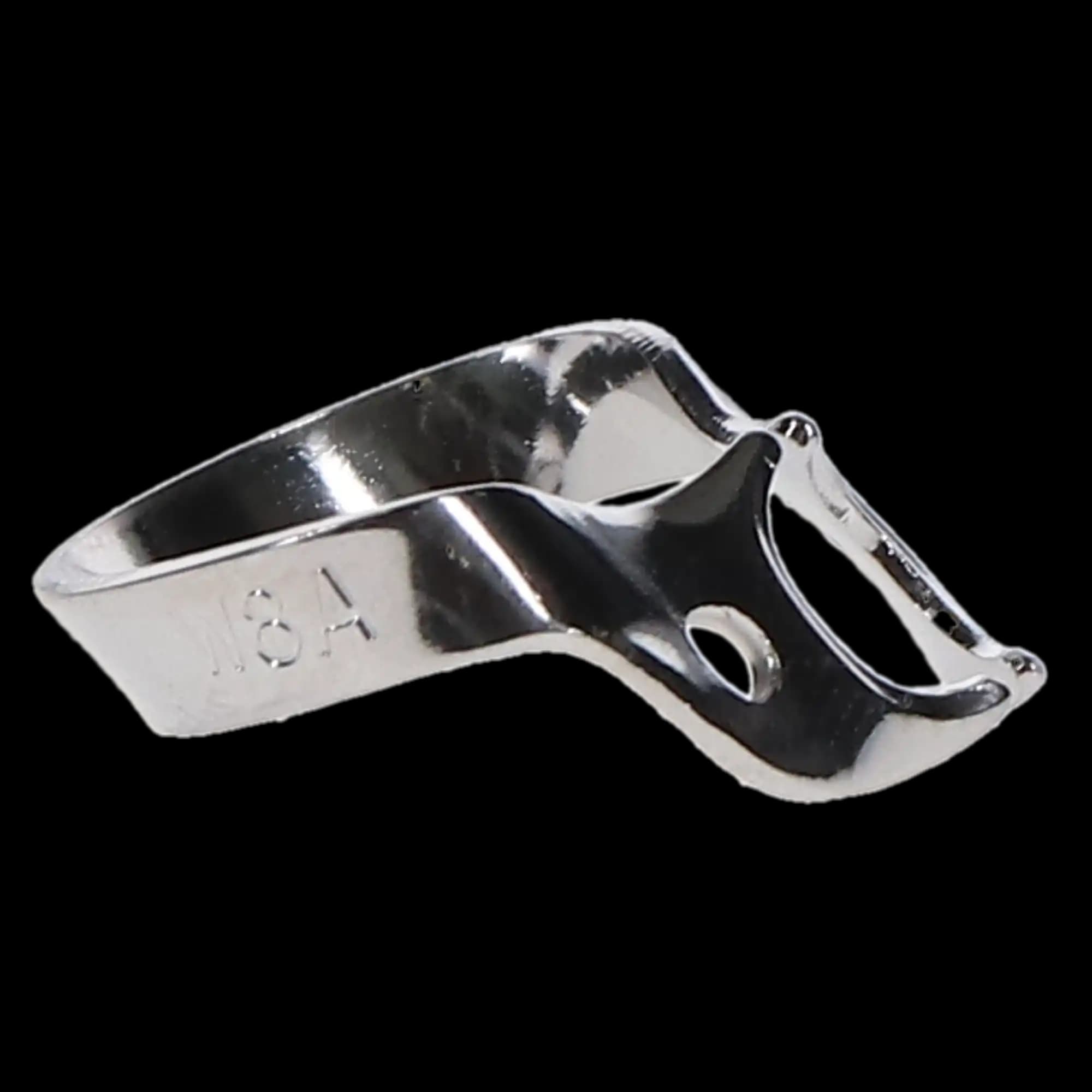 Hygenic HySolate Rubber Dam Clamp, #W8A, Wingless, Gloss Finish, Small, Downward Sloped Jaws, 1/Pk, H02766 thumbnail 4