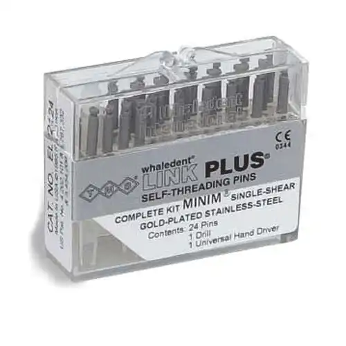 TMS Link Plus Self-Threading Pins, Regular Single Shear, Gold-Plated Stainless Steel, 0.027" (0.675 mm), Bulk Kit of 50, L742 thumbnail 4