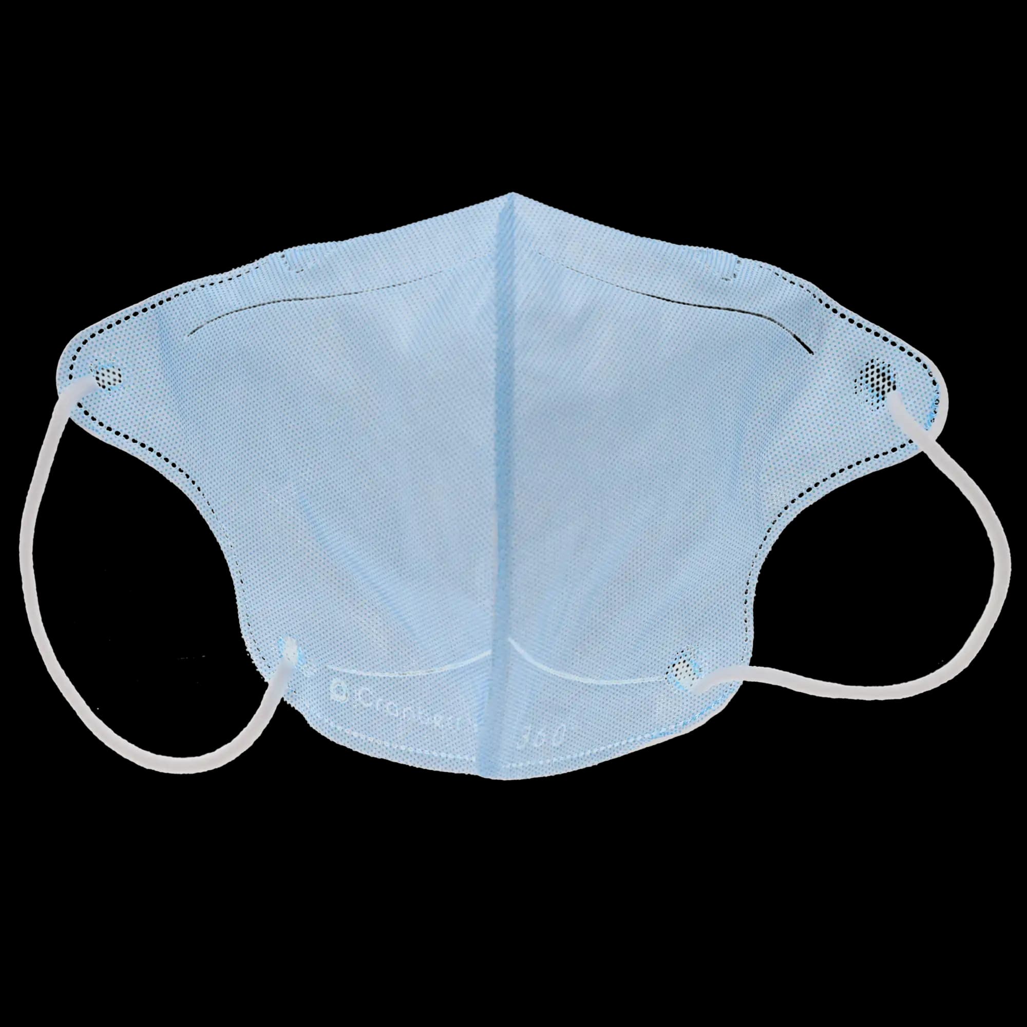 Cranberry 360 4-Ply Earloop Face Masks, ASTM Level 3, Anti-Fog, Latex-Free, Regular, Blue, 40/Box, Q2861B thumbnail 14