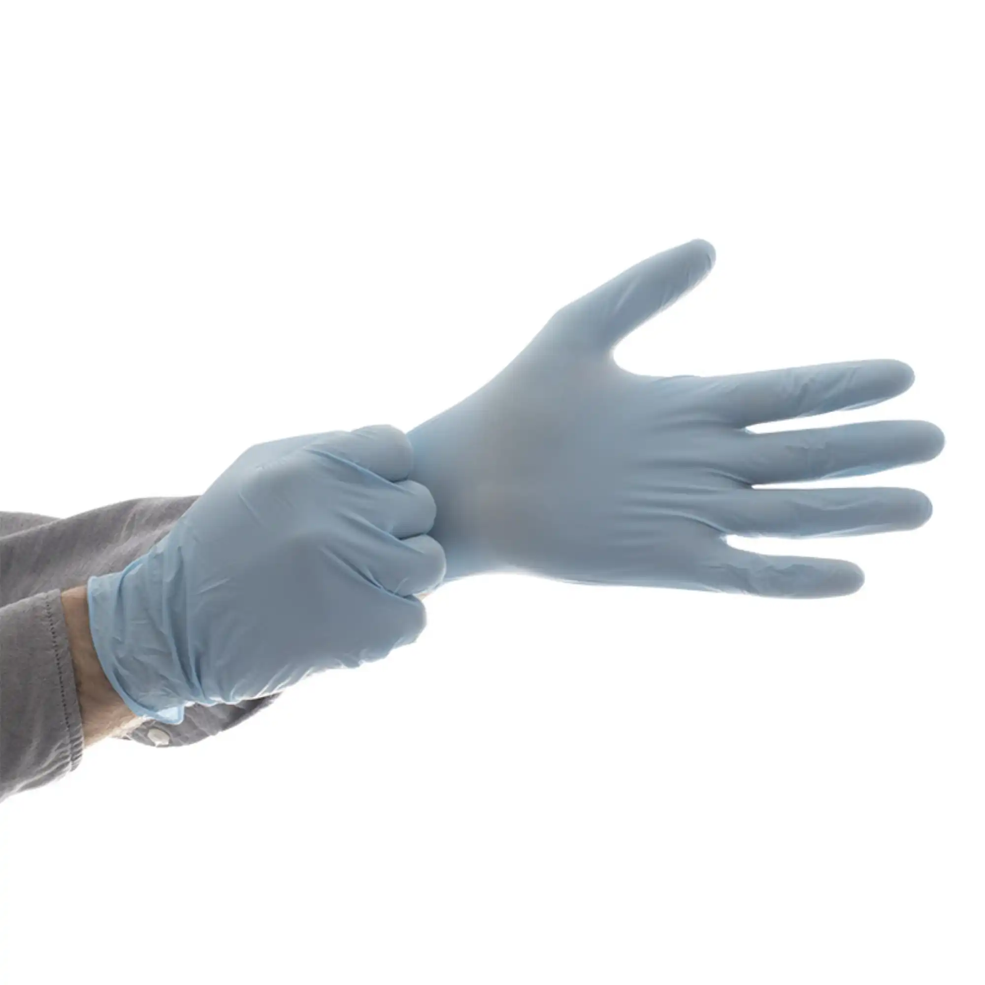 Crave Nitrile Powder-Free Exam Gloves, Medium, Ice Blue, 200/Box, CR3557 thumbnail 13