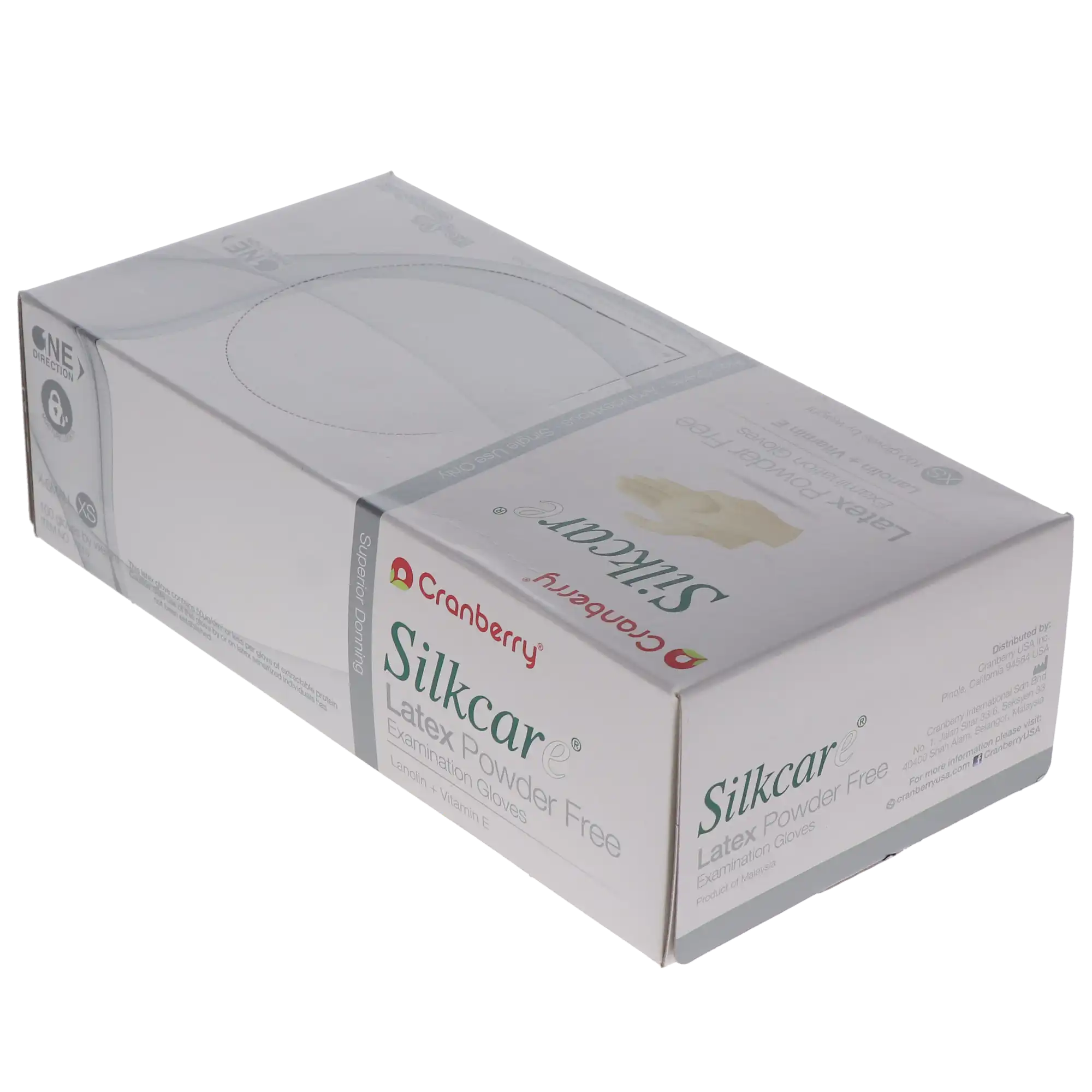Cranberry Silkcare Latex Powder-Free Examination Gloves, Extra Small, 100/Box, CR7815 thumbnail 12