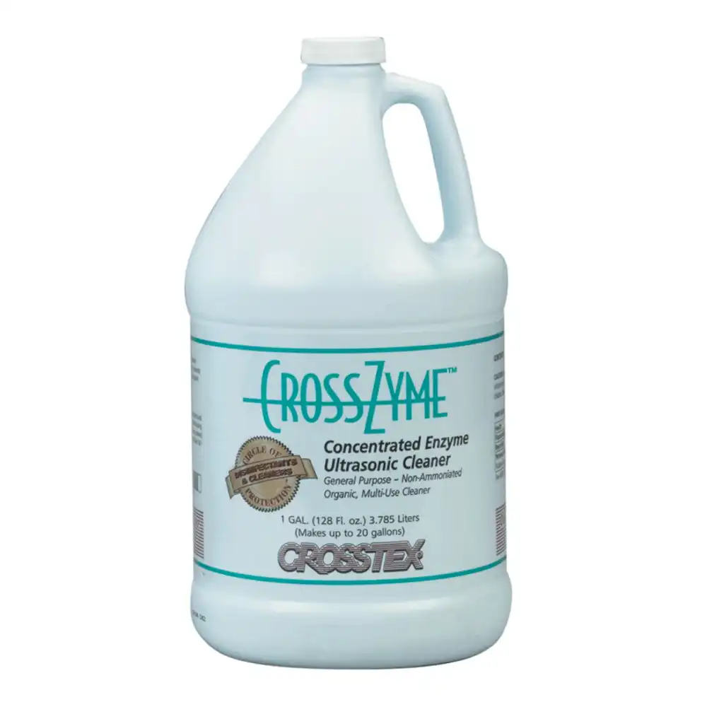 CrossZyme Concentrated Enzyme Ultrasonic Cleaner & Instrument Pre-Soak, Citrus Scent, 1 Gallon, JEZ thumbnail 3