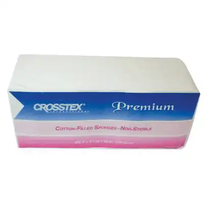 Crosstex Premium Cotton-Filled Exodontia Sponges, Non-Sterile, 2" x 2", 5000/Case, ENCC thumbnail 2