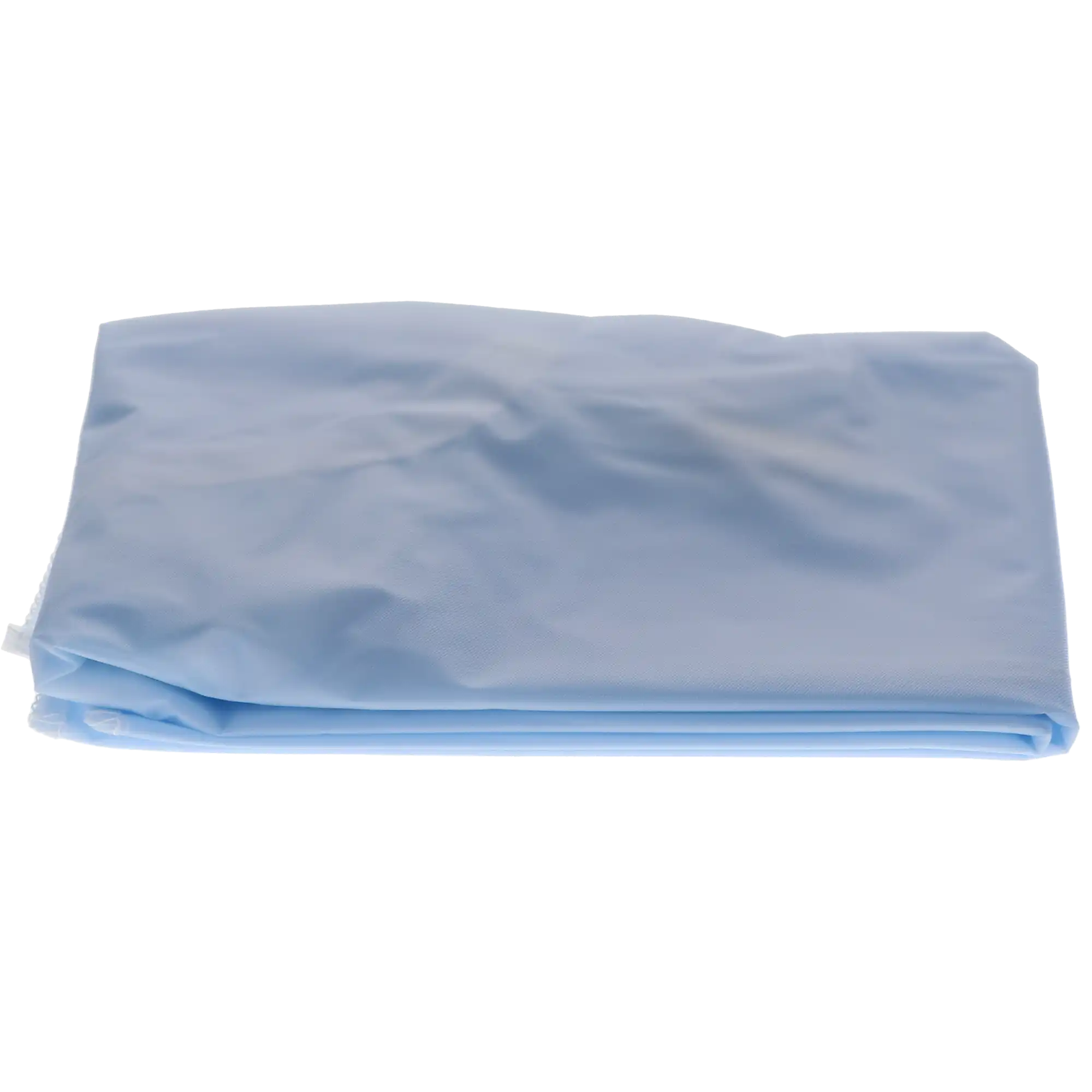 Crosstex Patient Barrier Apron, Plastic, Waist Length, 27" x 30", Blue, NP3BL thumbnail 3