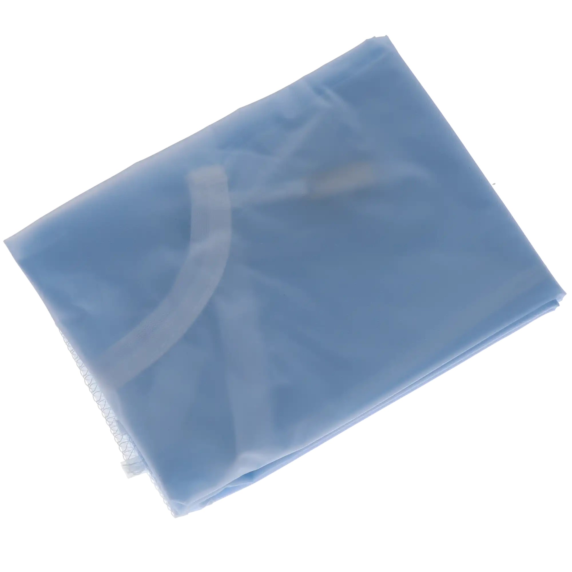 Crosstex Patient Barrier Apron, Plastic, Waist Length, 27" x 30", Blue, NP3BL thumbnail 4
