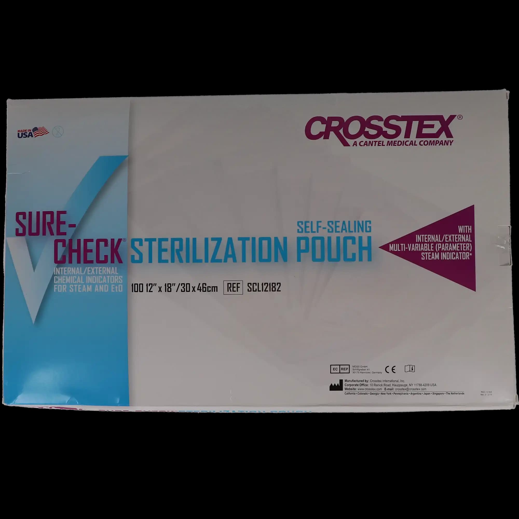 Sure-Check Self-Sealing Sterilization Pouches, 12" x 18", 100/Box, SCL12182 thumbnail 9