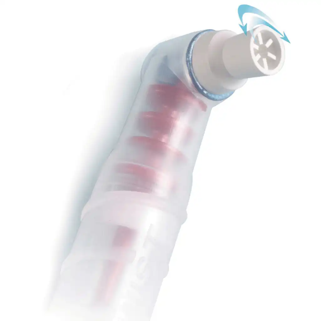 Crosstex Twist Disposable Prophy Angle, Tapered Brush, 90° Reciprocating, Latex-Free, 100/Bag, TPATB thumbnail 5