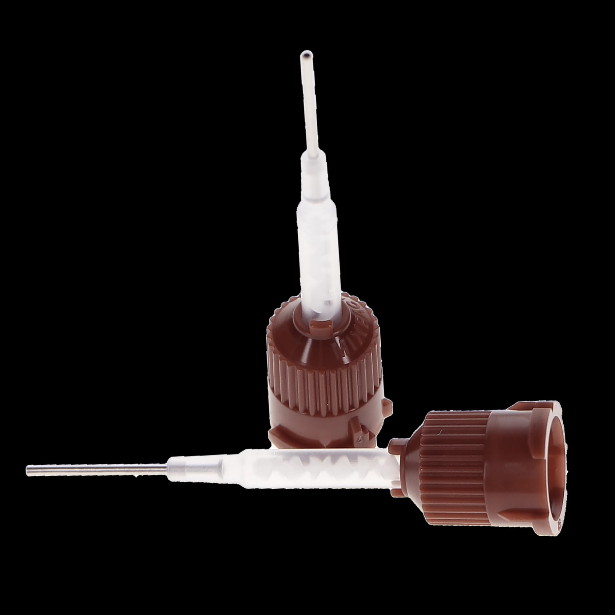 Bulk EZ Pre-Bent Mixing/Applicator Tips, 19 Gauge, Brown, 25/Pk, 94793 thumbnail 4