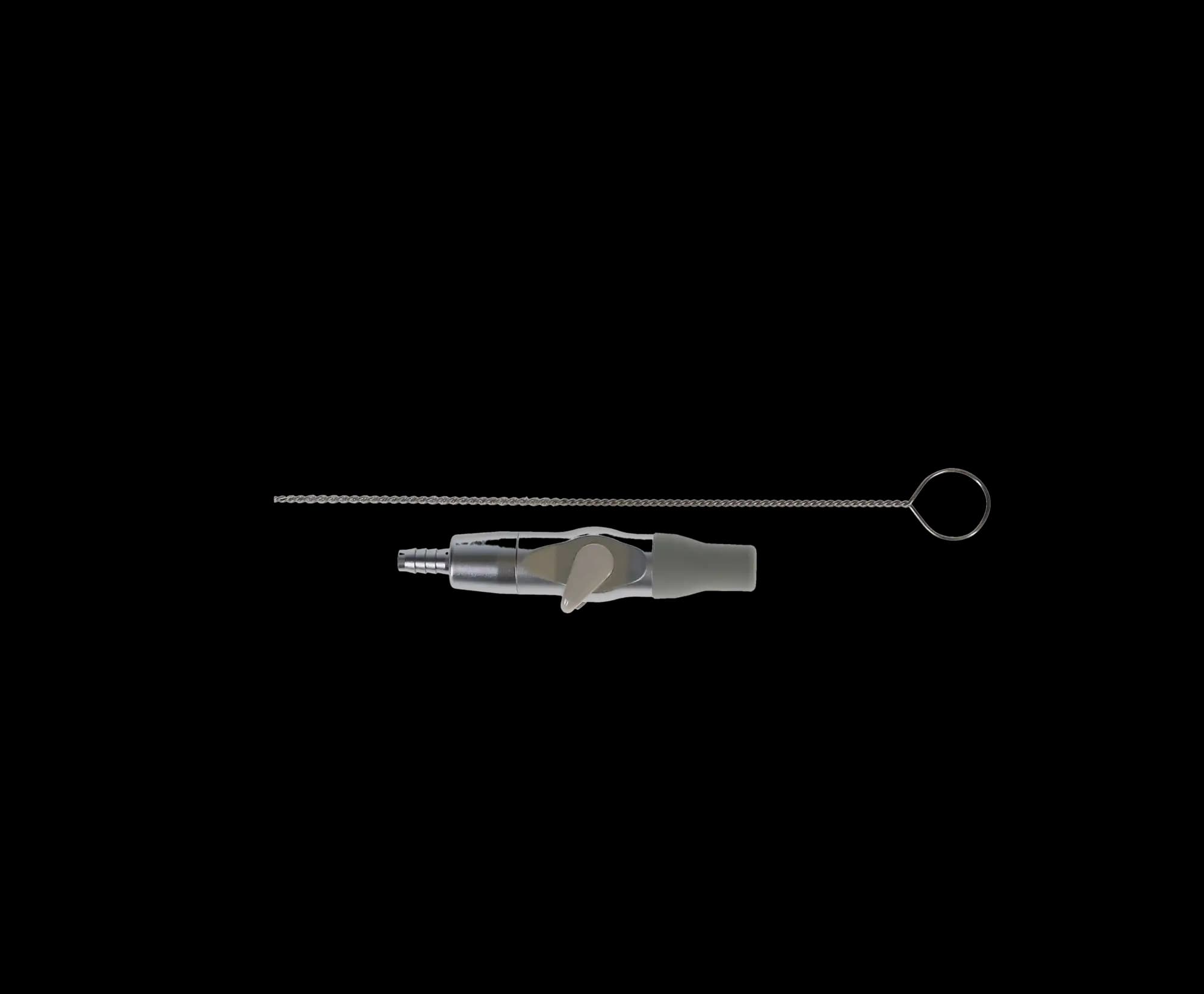 DCI International Economy Autoclavable Saliva Ejector with Quick Disconnect, Anodized Aluminum, Plastic Lever, 1/Pack, 5660 thumbnail 6