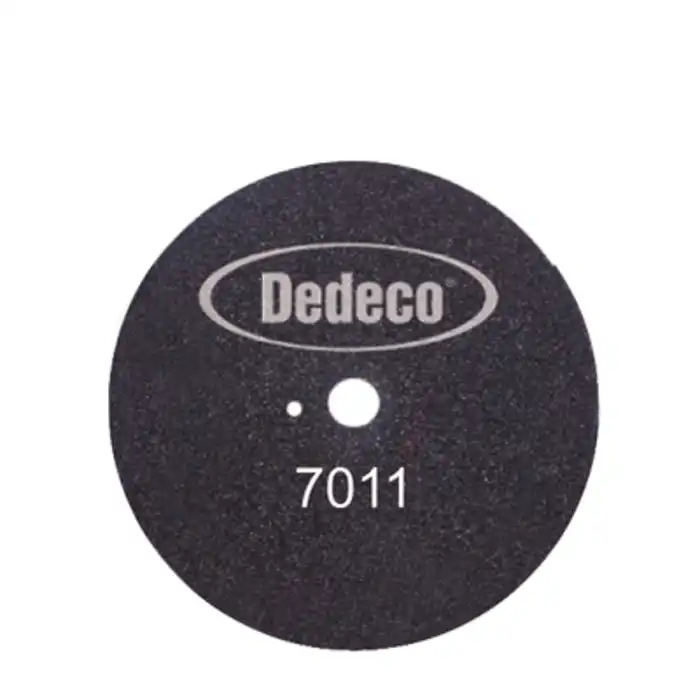 Dedeco Model Trimmer Wheel, 10" x 1/4", Coarse 36 Grit, Fiberglass-Reinforced, 1/Pk, 7010 thumbnail 4