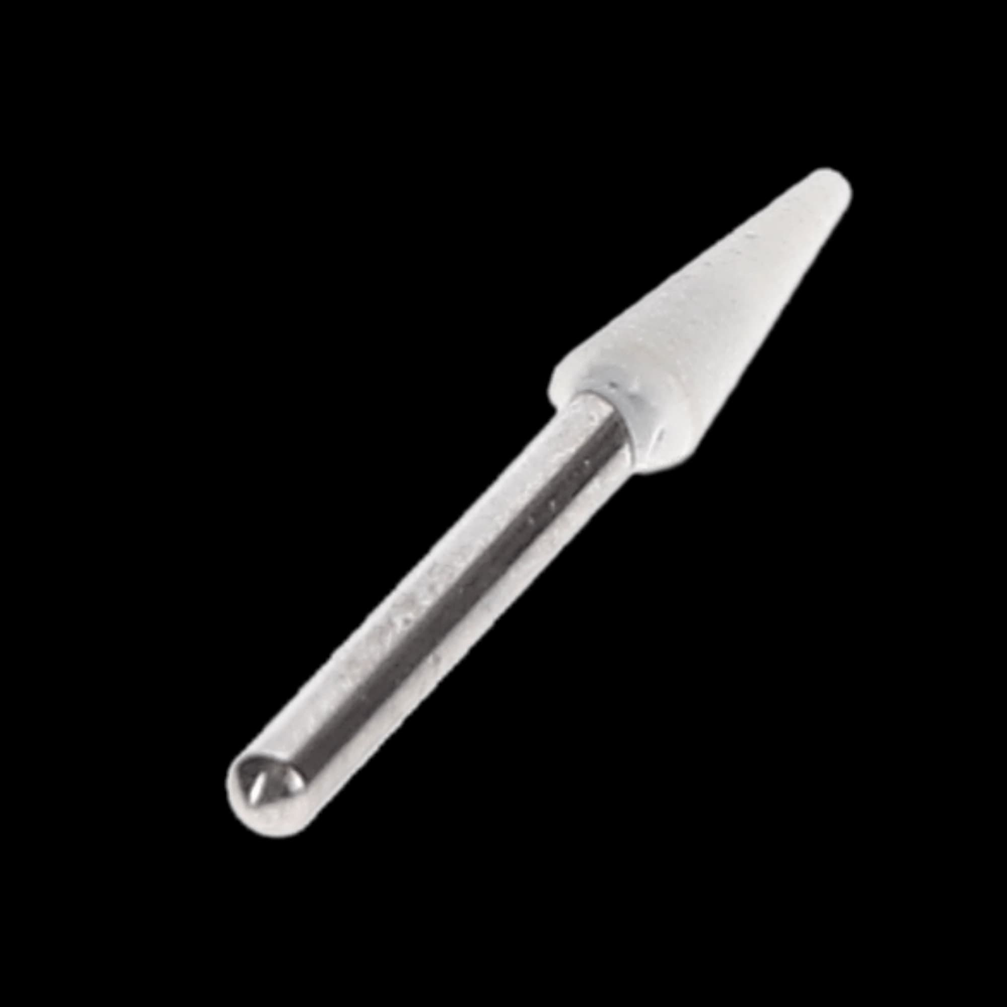 Dedeco White Arkansas Stones, FG, Tapered Pointed Cone #138 (CN1), Aluminum Oxide, 12/Box, 4723 thumbnail 7