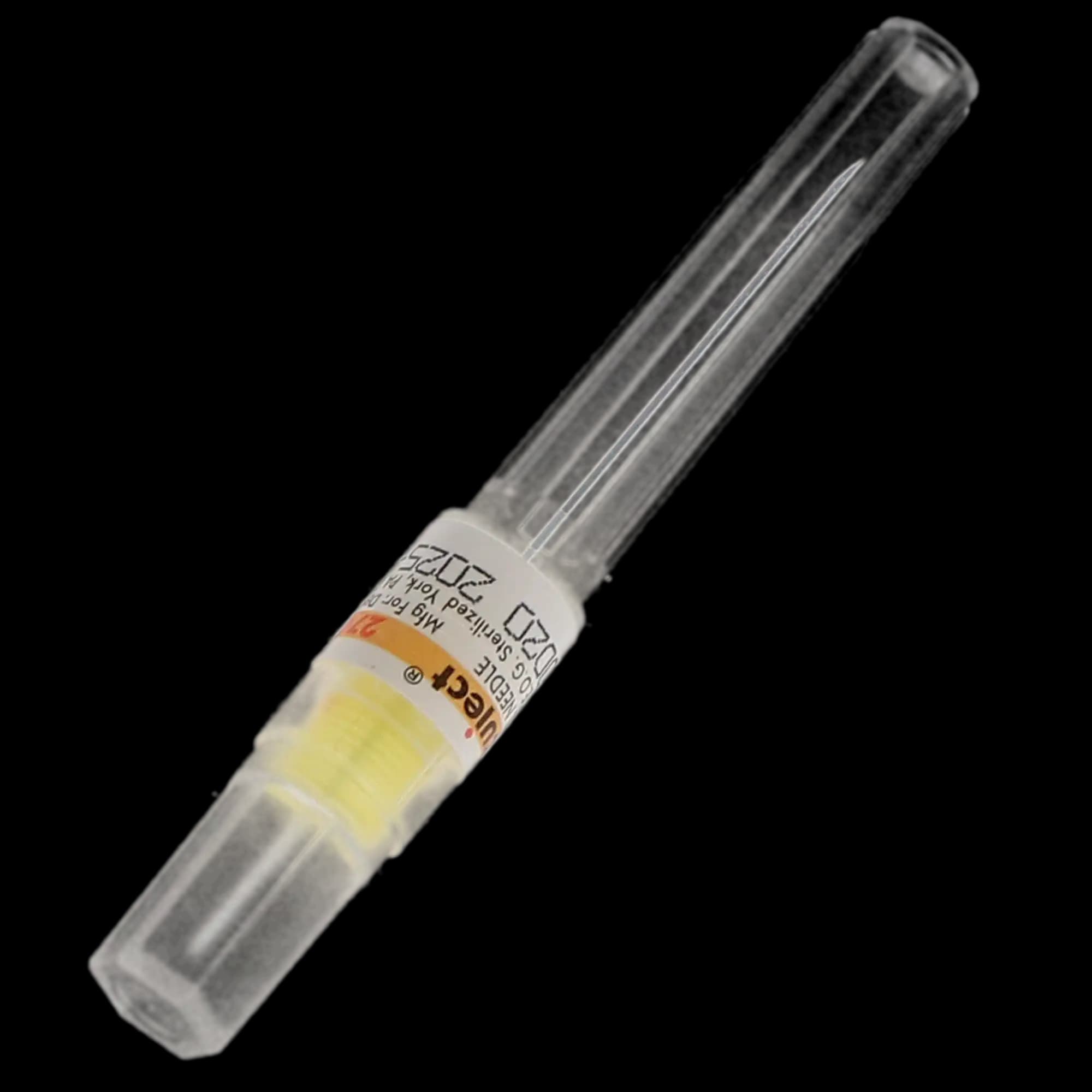 Accuject Disposable Dental Needles, Plastic Hub, 27 Gauge Long (32mm), Yellow, Sterile, 100/Box, 900805 thumbnail 10