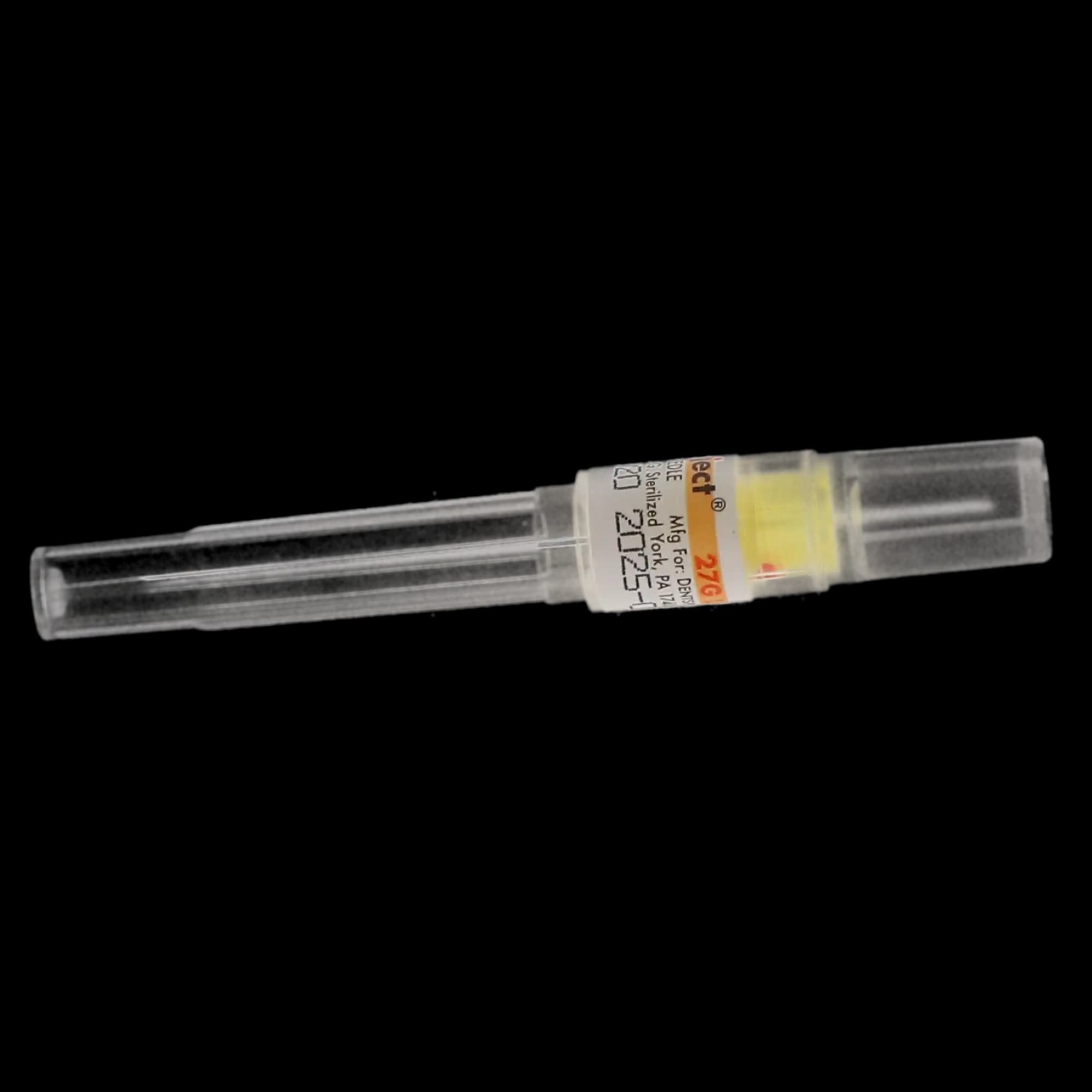 Accuject Disposable Dental Needles, Plastic Hub, 27 Gauge Long (32mm), Yellow, Sterile, 100/Box, 900805 thumbnail 12