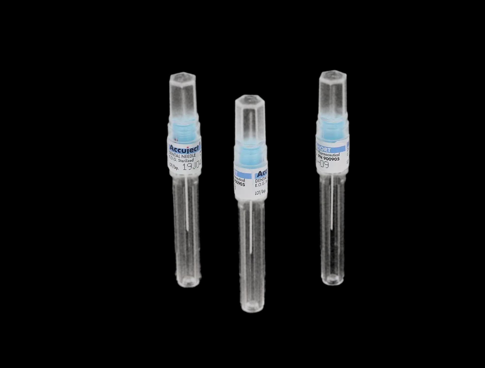 Accuject Disposable Dental Needles, Plastic Hub, 30 Gauge Short (21mm), Blue, 100/Box, 900905 thumbnail 8