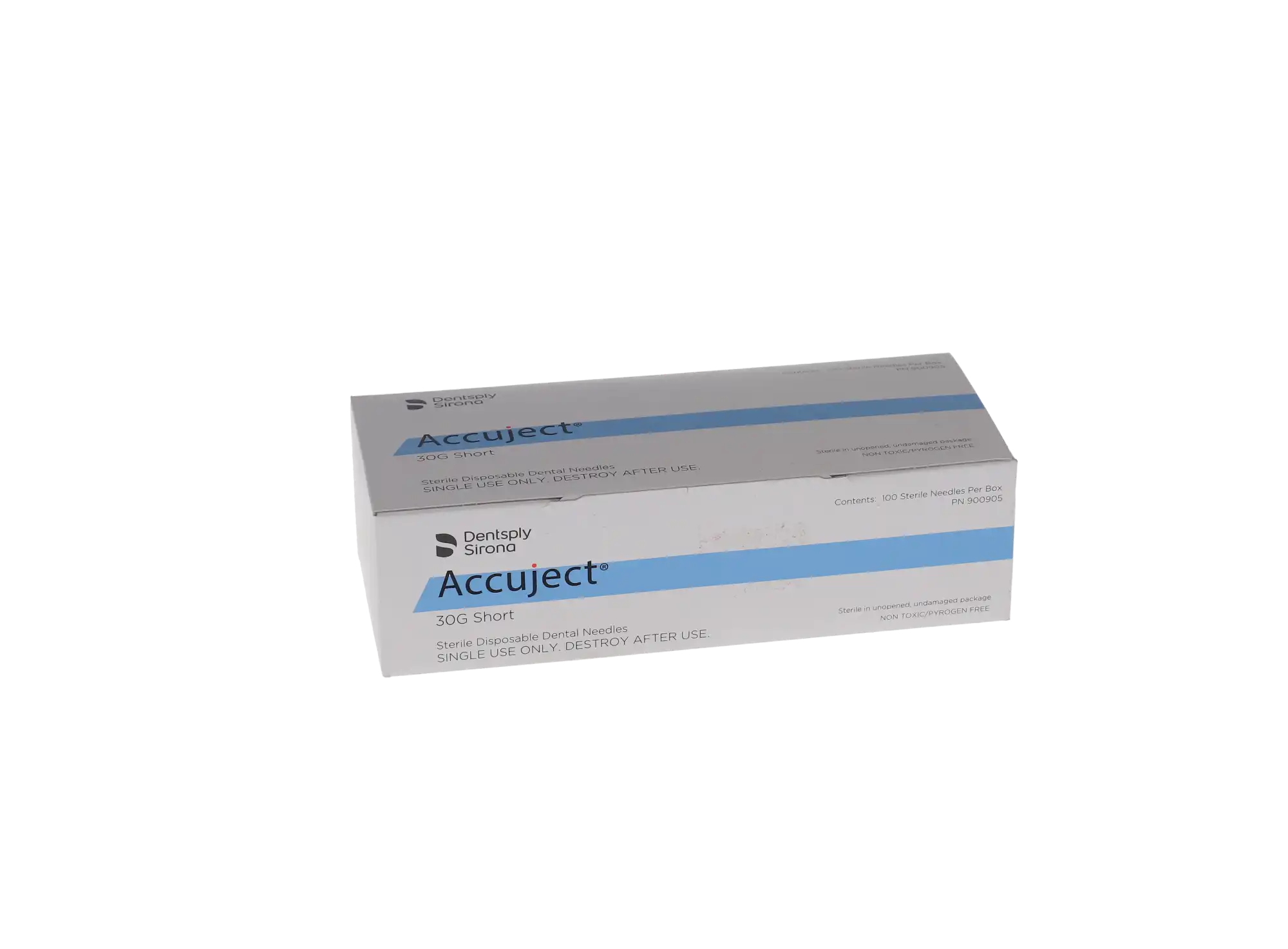 Accuject Disposable Dental Needles, Plastic Hub, 30 Gauge Short (21mm), Blue, 100/Box, 900905 thumbnail 11