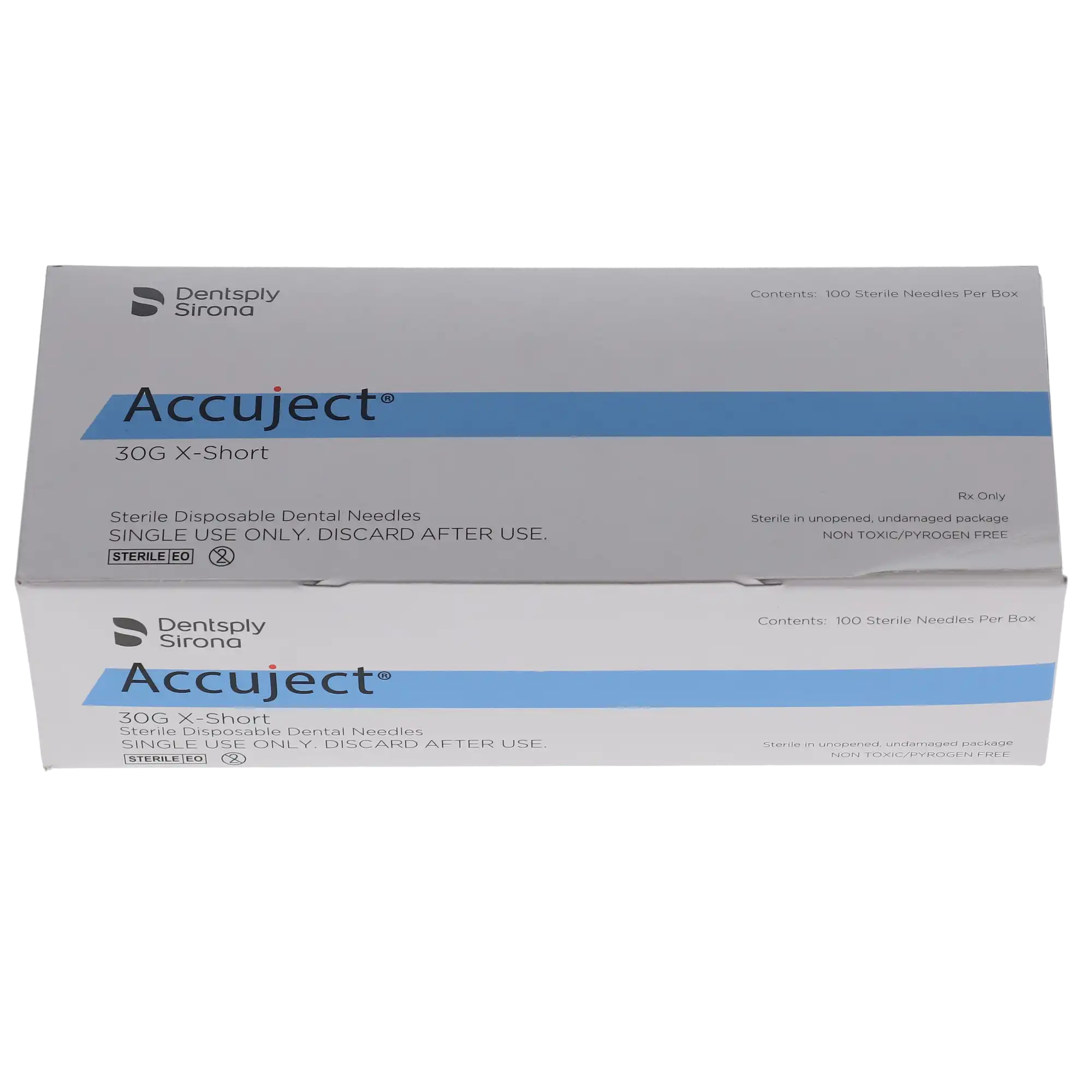 Accuject Disposable Dental Needles, Plastic Hub, 30 Gauge, Extra Short (12mm), Blue, 100/Box, 901005 thumbnail 10