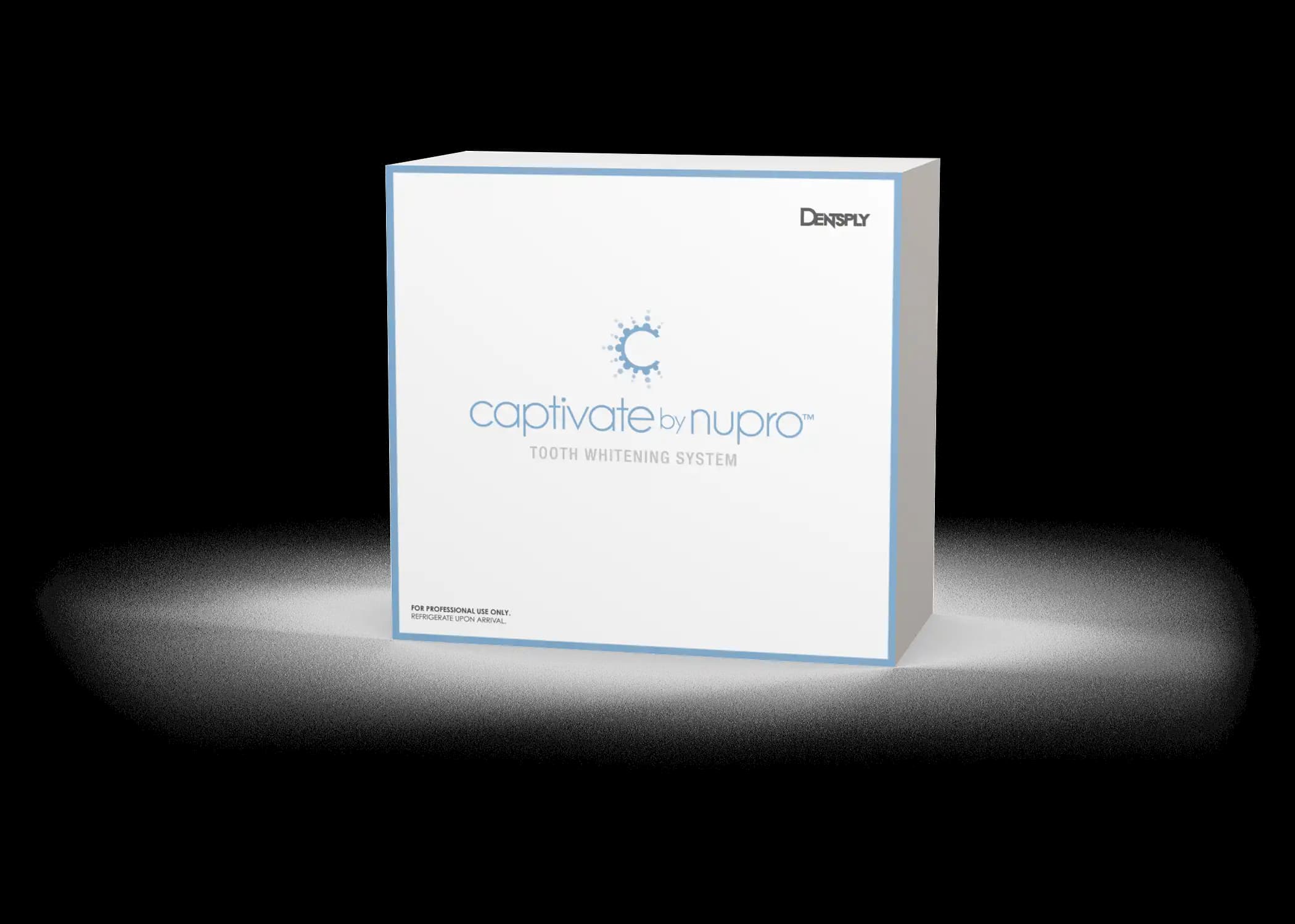 Captivate by NUPRO 15% Carbamide Peroxide with Fluoride Take-Home Whitening Bulk Kit, Mint, 50 Syringes (2.4 g each), 614068 thumbnail 2