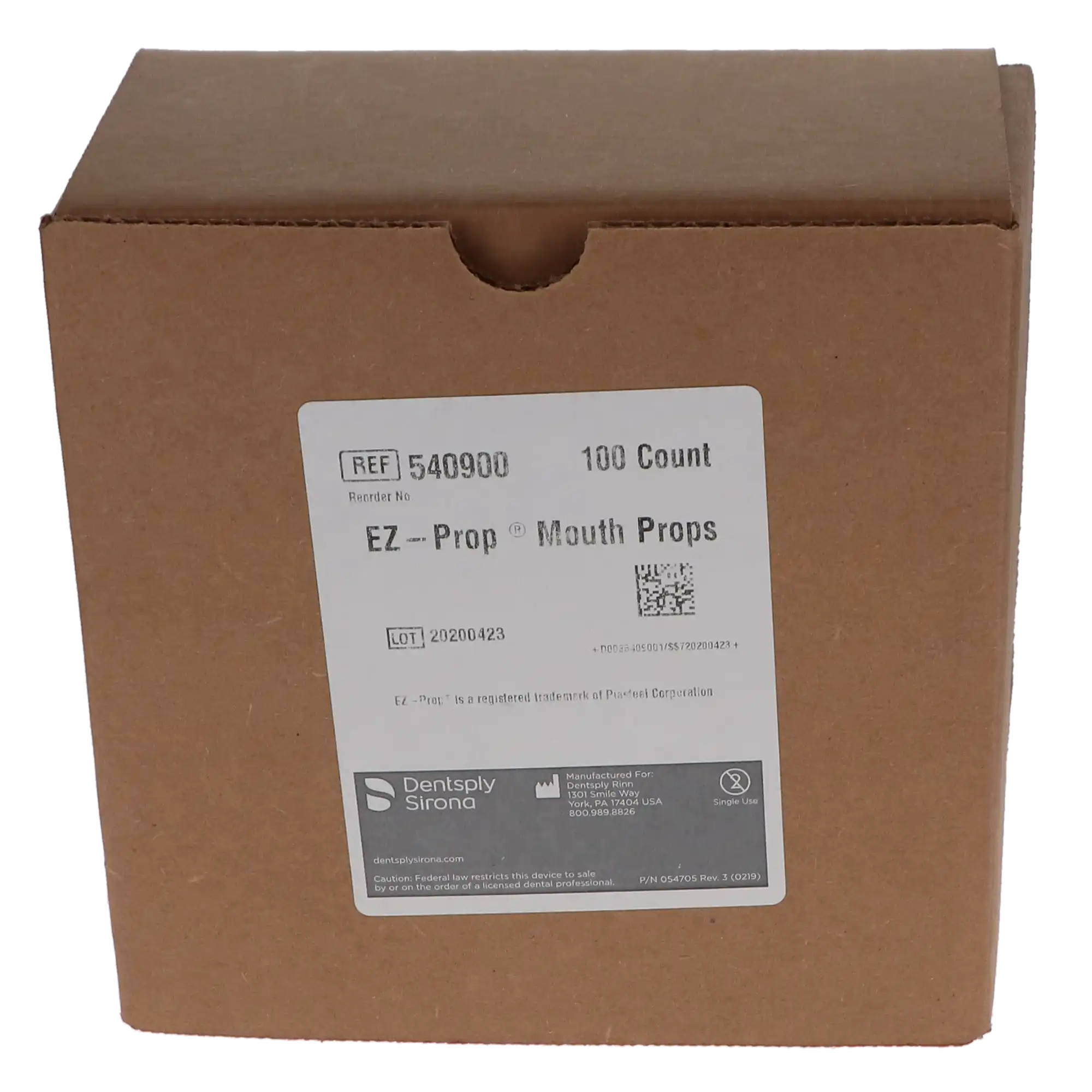 EZ-Prop Disposable Mouth Props, Non-Elastic Styrofoam, 100/Pk, 540900 thumbnail 5