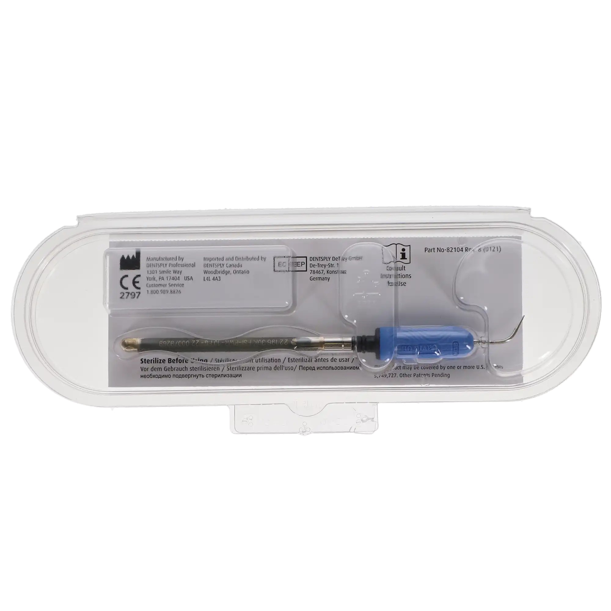 Cavitron FSI PowerLINE-10 FitGrip Ultrasonic Insert, 30 kHz, Blue, Focused Spray, 1/Pk, 82002 thumbnail 10