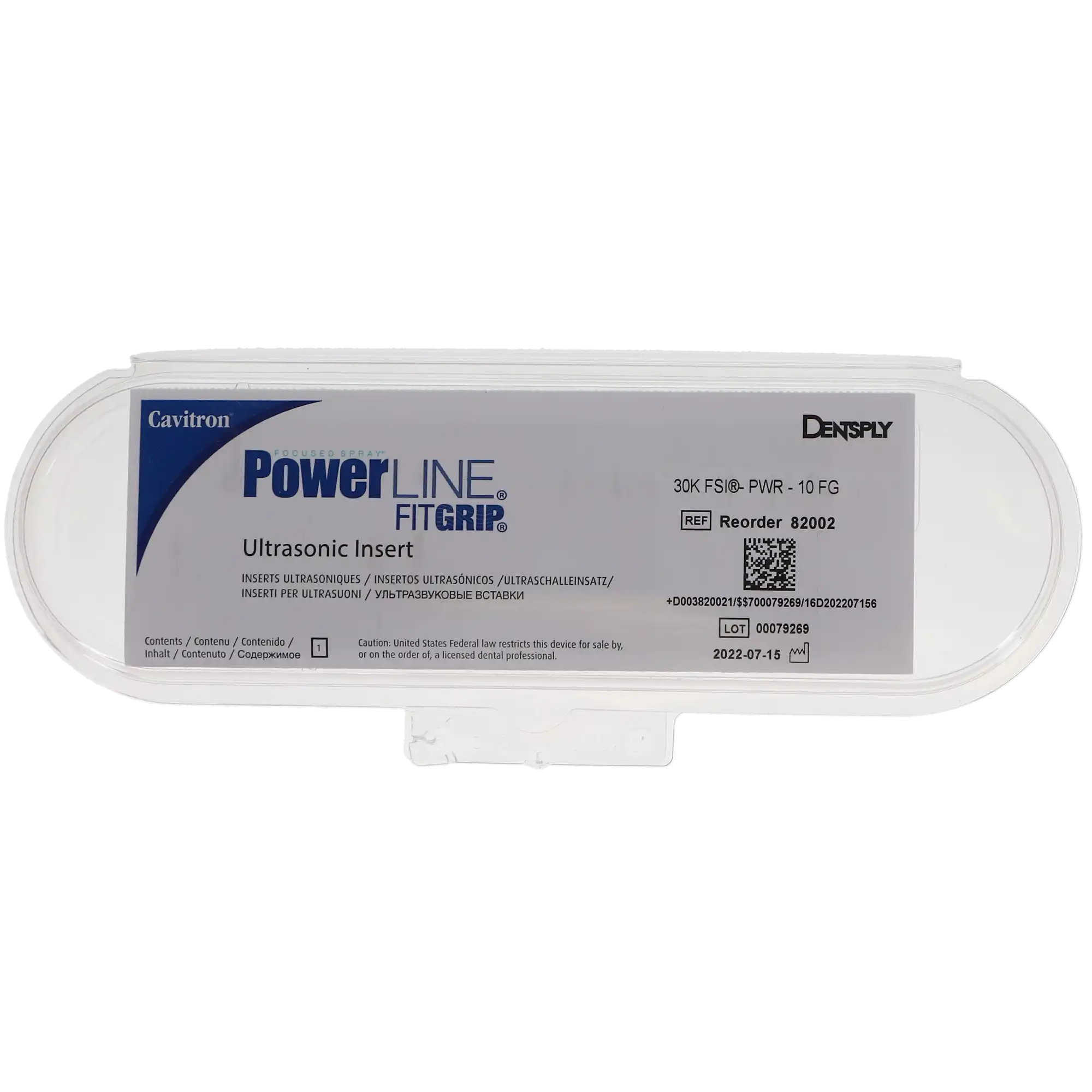 Cavitron FSI PowerLINE-10 FitGrip Ultrasonic Insert, 30 kHz, Blue, Focused Spray, 1/Pk, 82002 thumbnail 11