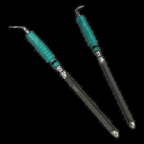 Cavitron FSI-SLI Focused Spray Slimline Ultrasonic Insert, 30 kHz, Left & Right, Dark Green Grip, 2/Pkg, 80401 thumbnail 3