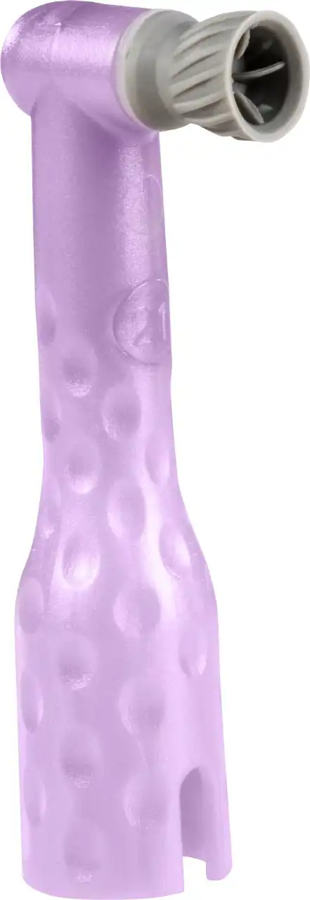 NUPRO revolv Slim Disposable Prophy Angles, 90-Degree, Spiral Cup, Latex-Free, Lavender Pearl, 200/Box, 965264 thumbnail 2