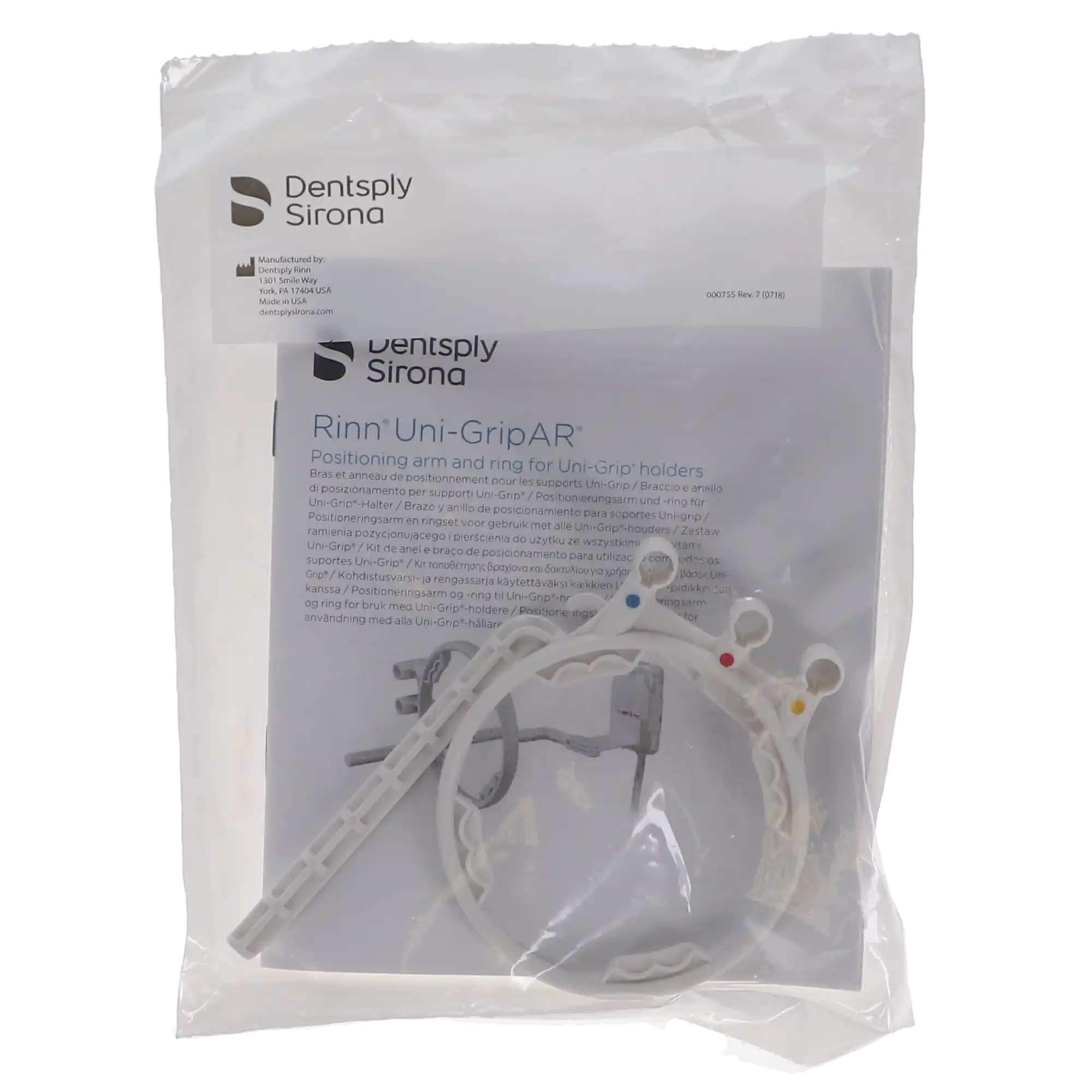 Uni-GripAR Positioning Arm & Ring for All Uni-Grip Holders, White, 1/Pk, 550100 thumbnail 6