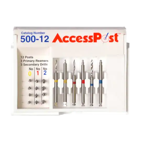 AccessPost Stainless Steel Introductory Kit, Assorted Sizes #0/#1/#2, 12 Posts, 500-12 thumbnail 2