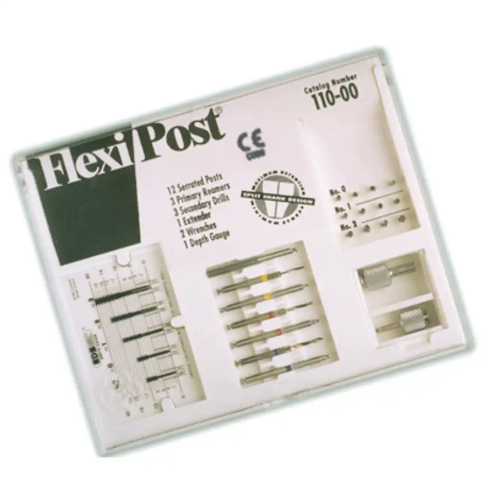 Flexi-Post Primary Reamer, Size 1, Red, 1.2 mm Diameter, 191-01, 1/Pk thumbnail 6
