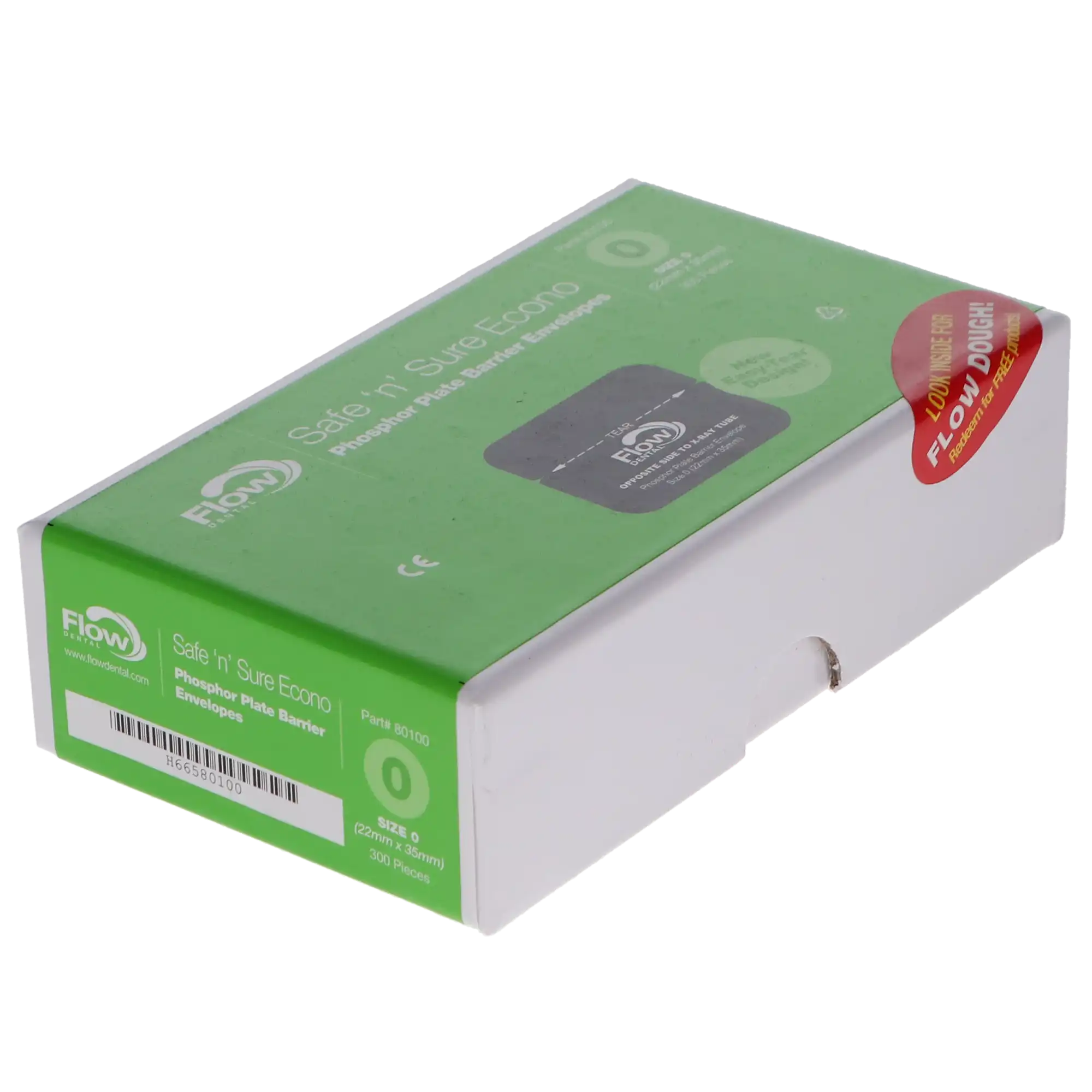 Safe 'n' Sure Econo Phosphor Plate Barrier Envelopes, Size #0, Black, Latex Free, 300/Box, 80100 thumbnail 3