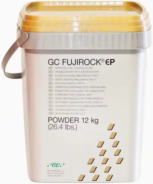 GC Fujirock EP Type IV Dental Die Stone, Golden Brown, 12 kg (26 lb) Pail thumbnail 2